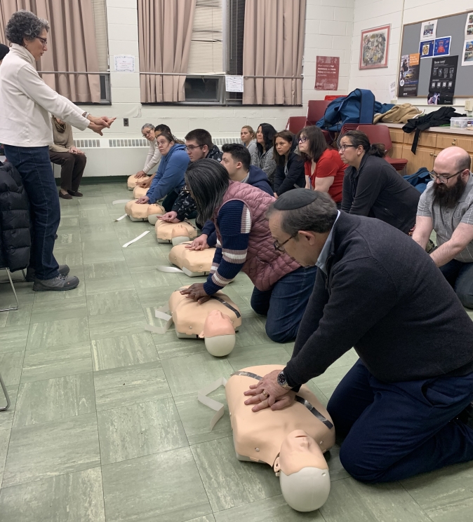 Emergency Response Team CPR class