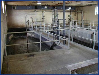 Interior of Sewer District Plant Building