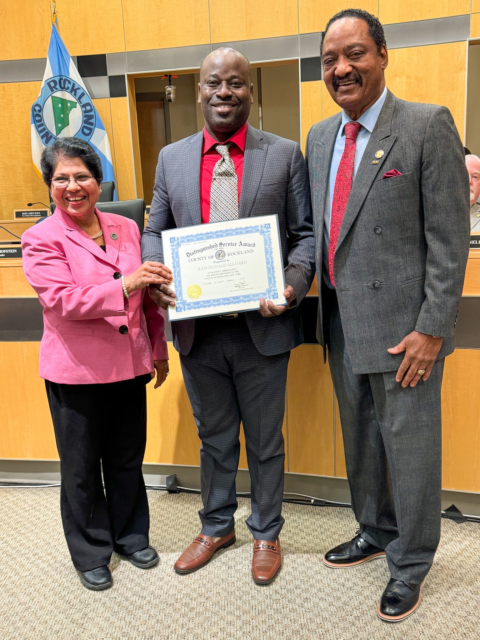 Legislators Earl & Paul Honor Hero Jean Donald Mathieu